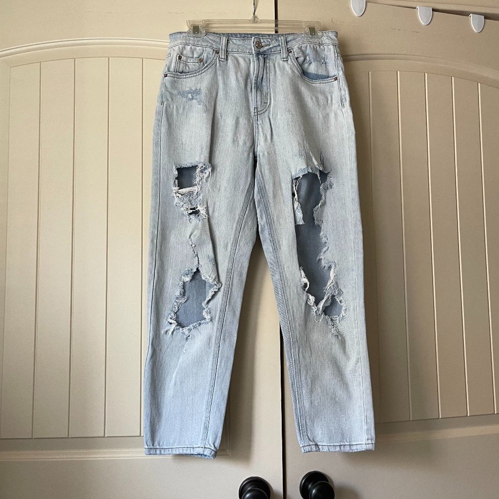 Blue Ripped Jeans